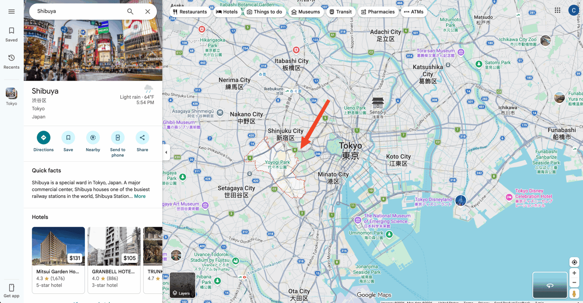 Как выбрать район для отеля в Японии